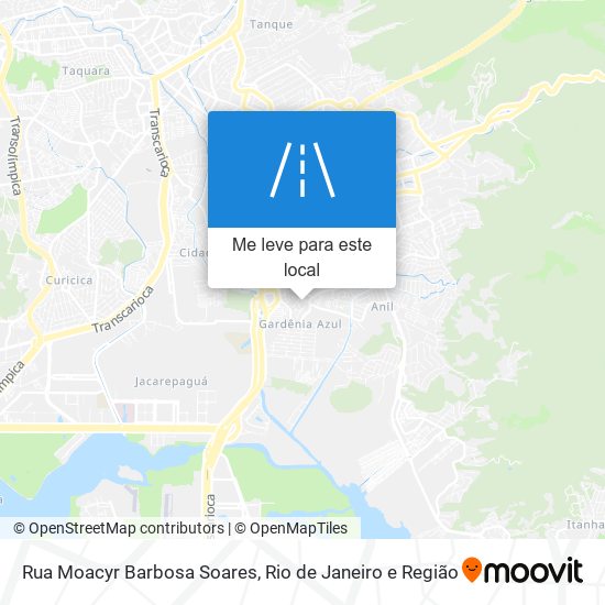 Rua Moacyr Barbosa Soares mapa