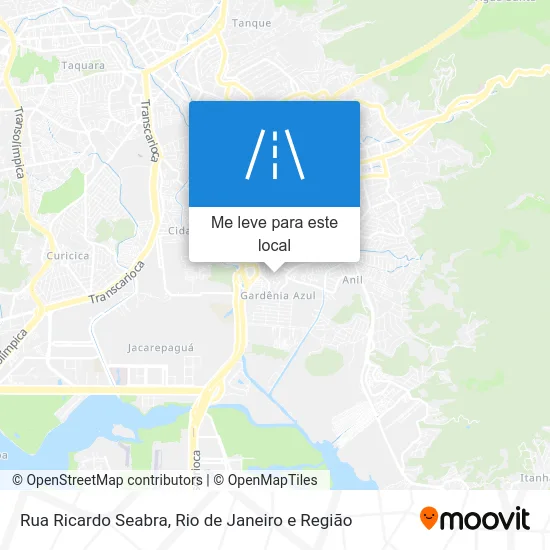Rua Ricardo Seabra mapa