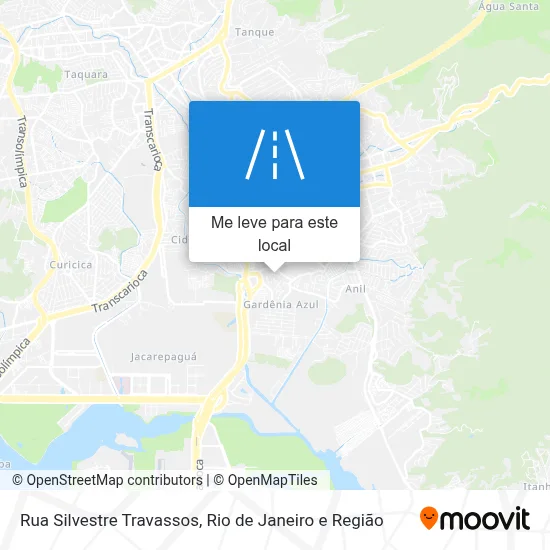 Rua Silvestre Travassos mapa