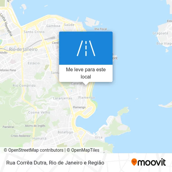 Rua Corrêa Dutra mapa
