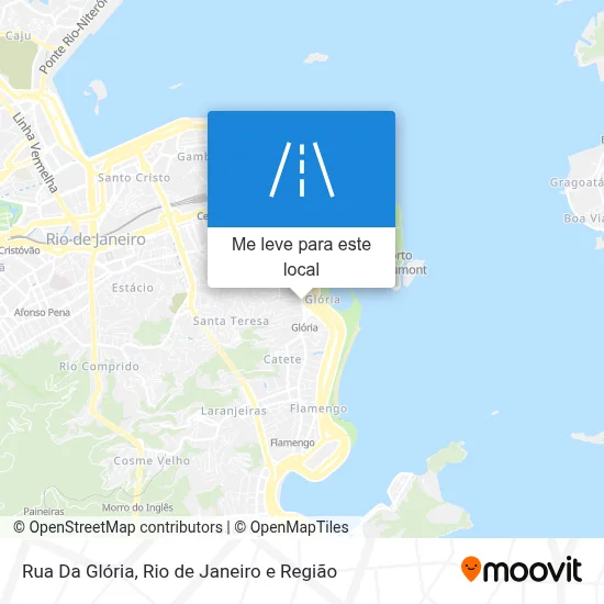 Rua Da Glória mapa