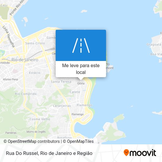 Rua Do Russel mapa
