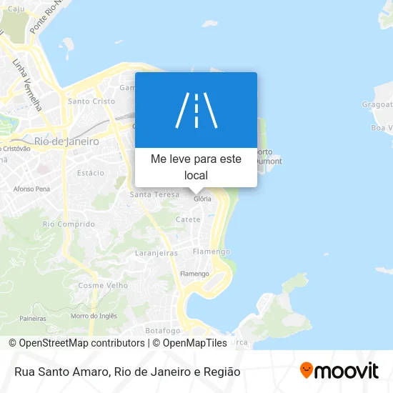 Rua Santo Amaro mapa
