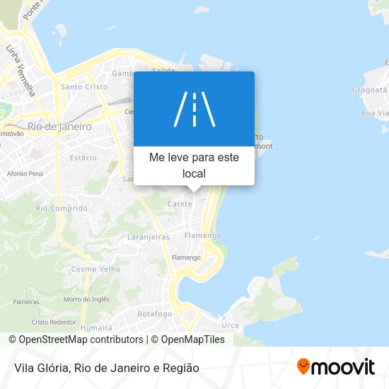 Vila Glória mapa