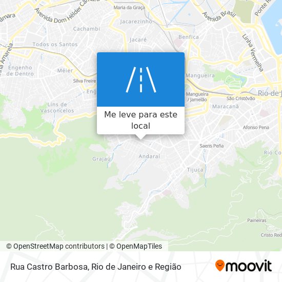 Rua Castro Barbosa mapa