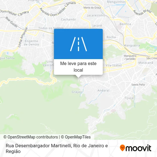Rua Desembargador Martinelli mapa