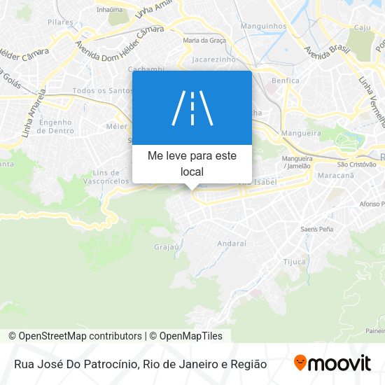 Rua José Do Patrocínio mapa