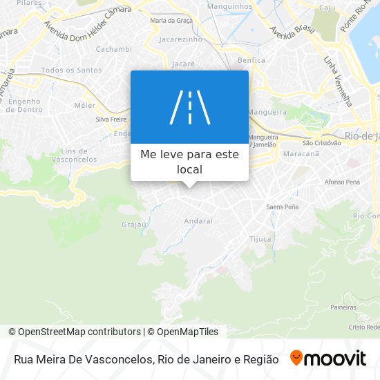 Rua Meira De Vasconcelos mapa