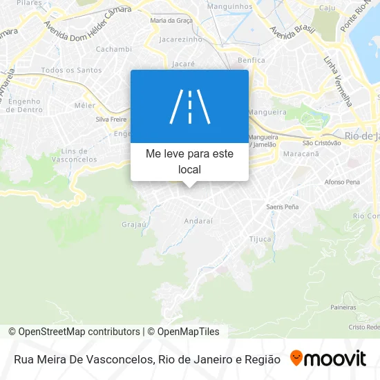 Rua Meira De Vasconcelos mapa