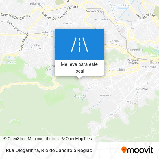 Rua Olegarinha mapa