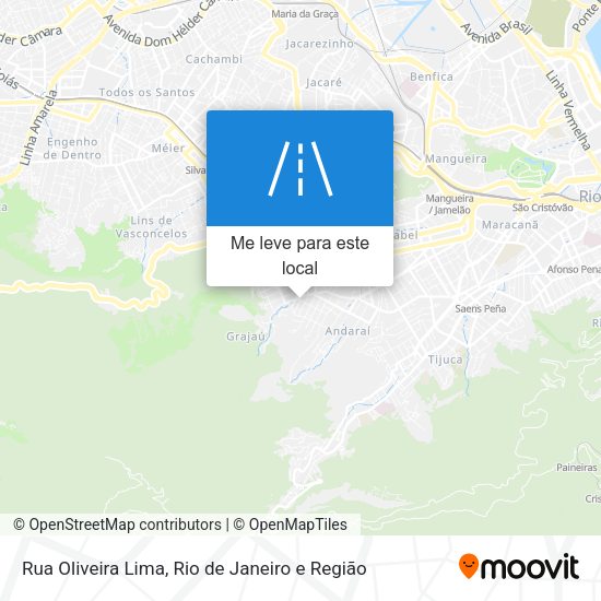 Rua Oliveira Lima mapa