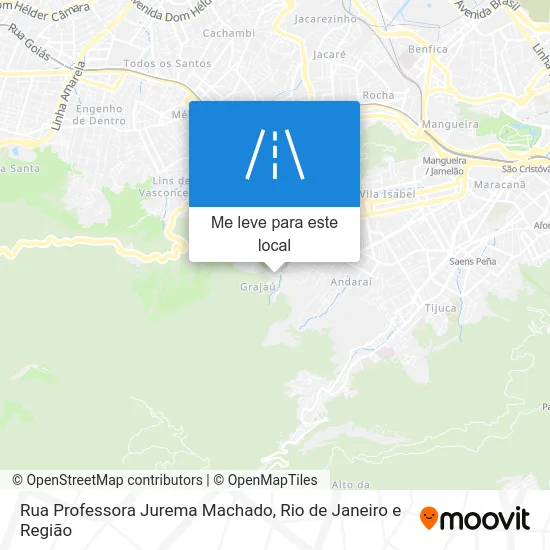 Rua Professora Jurema Machado mapa