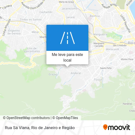 Rua Sá Viana mapa