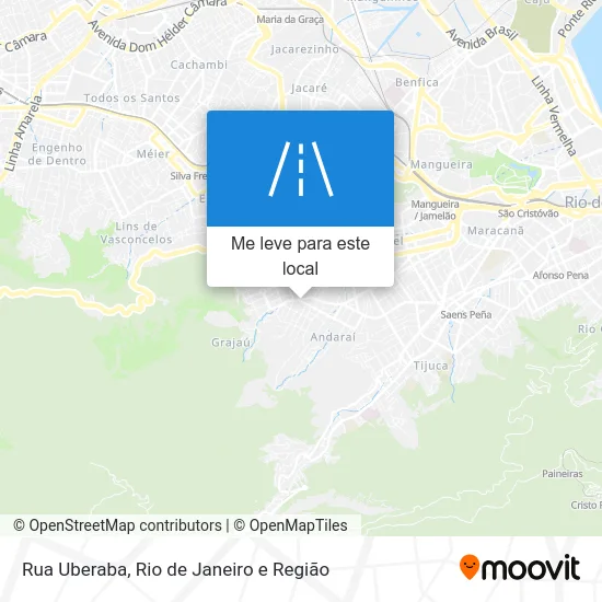 Rua Uberaba mapa