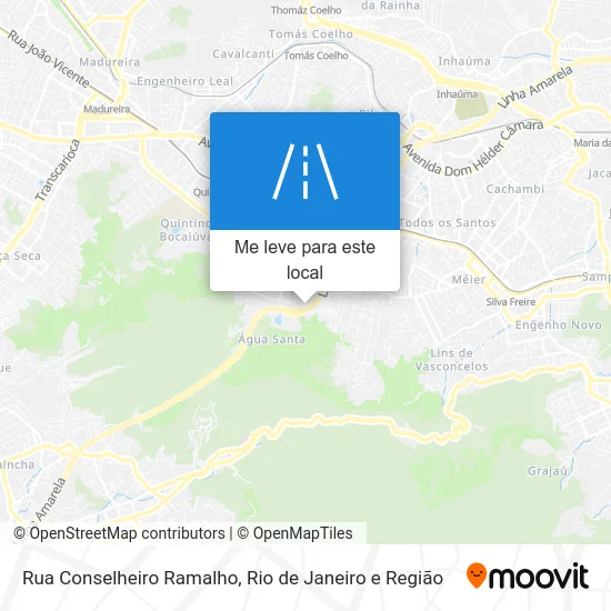 Rua Conselheiro Ramalho mapa