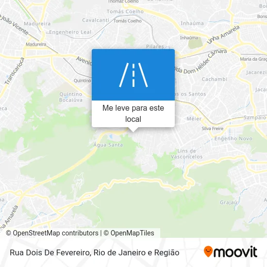 Rua Dois De Fevereiro mapa