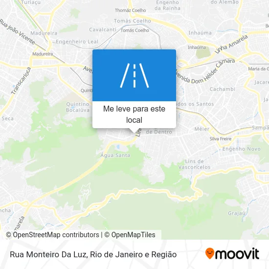 Rua Monteiro Da Luz mapa