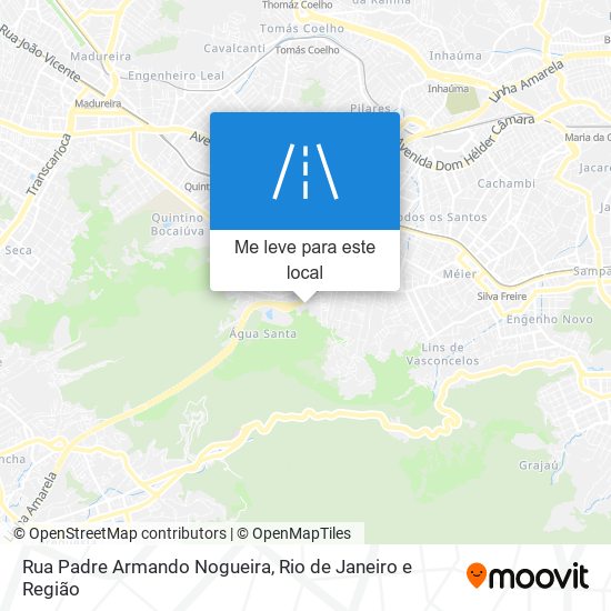 Rua Padre Armando Nogueira mapa