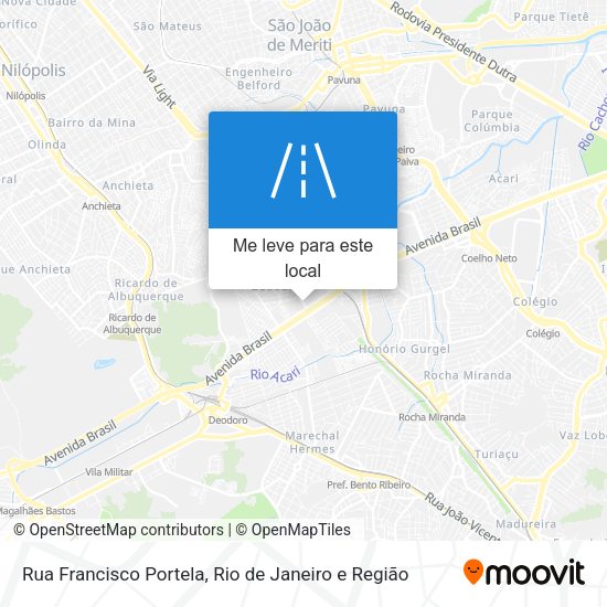 Rua Francisco Portela mapa