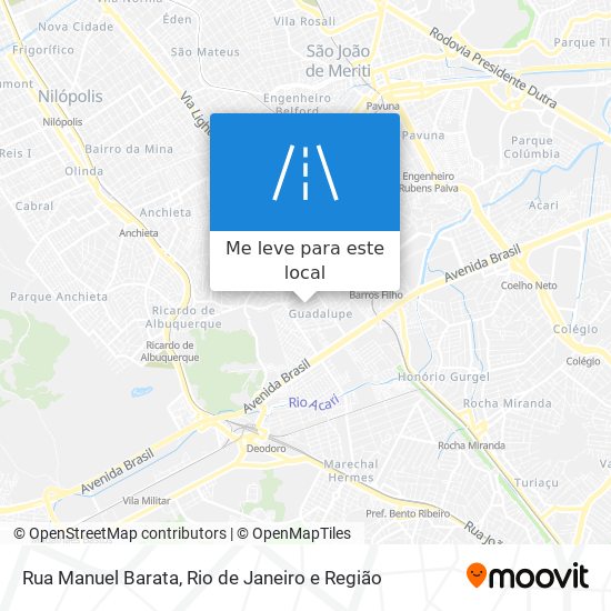 Rua Manuel Barata mapa