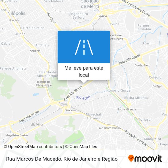 Rua Marcos De Macedo mapa
