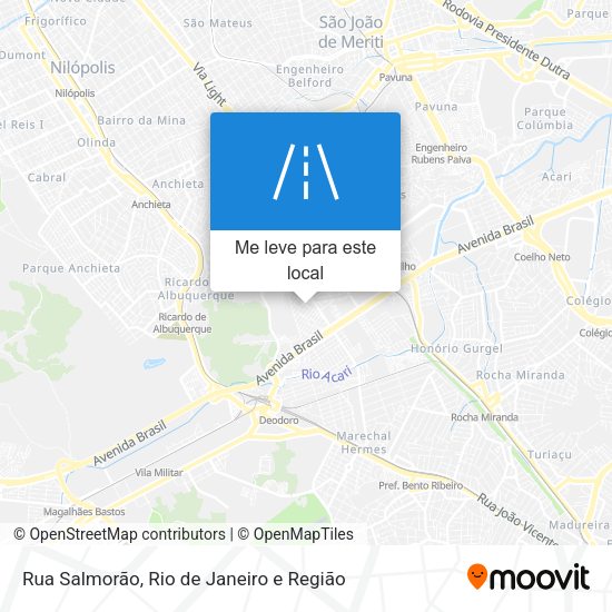 Rua Salmorão mapa