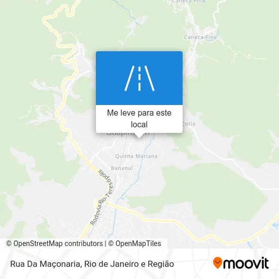 Rua Da Maçonaria mapa
