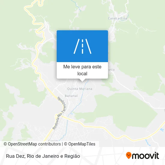 Rua Dez mapa