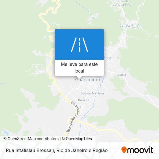 Rua Intalislau Bressan mapa