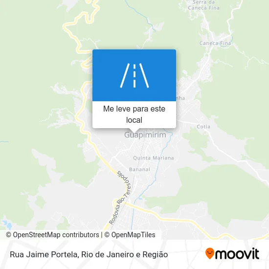 Rua Jaime Portela mapa
