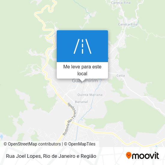 Rua Joel Lopes mapa