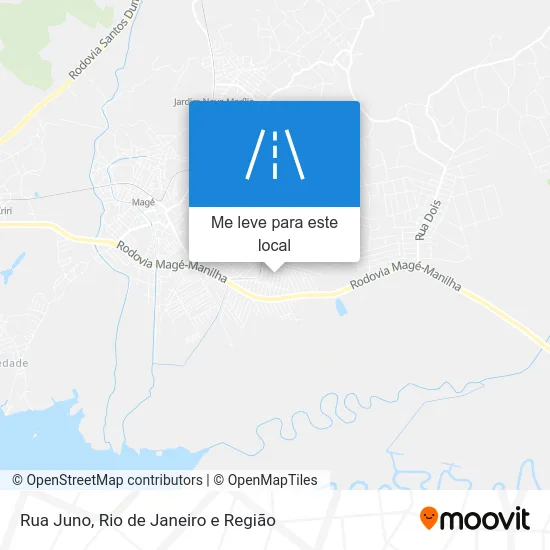 Rua Juno mapa