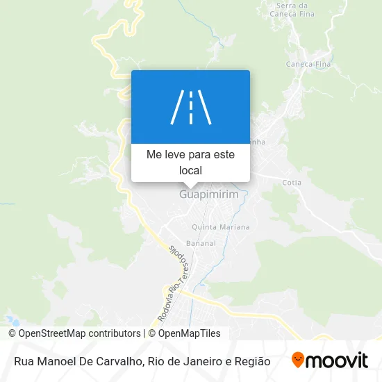 Rua Manoel De Carvalho mapa