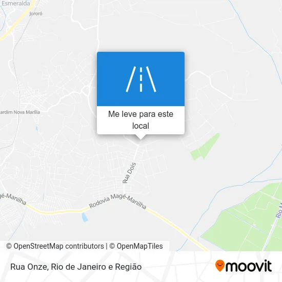Rua Onze mapa