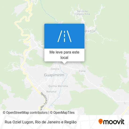 Rua Oziel Lugon mapa