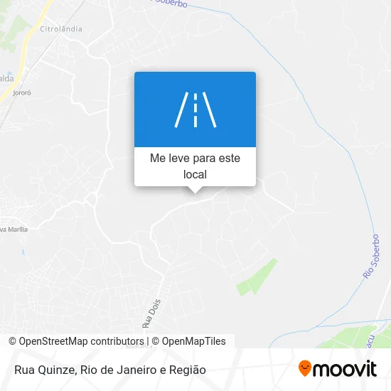 Rua Quinze mapa