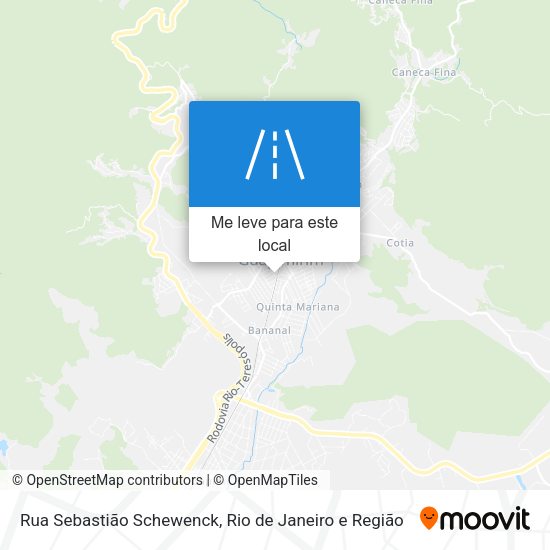 Rua Sebastião Schewenck mapa