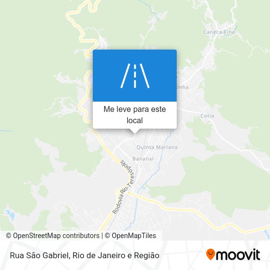Rua São Gabriel mapa