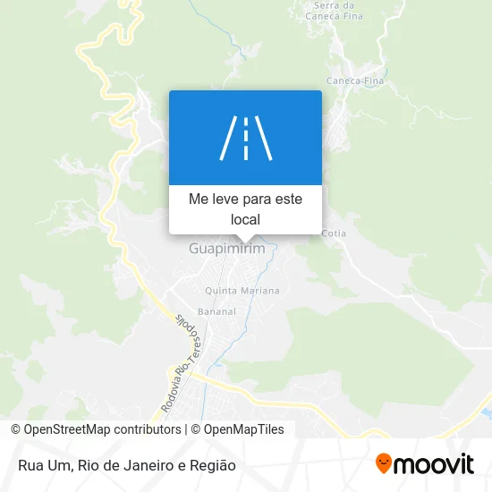 Rua Um mapa