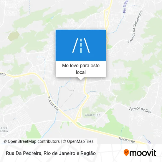 Rua Da Pedreira mapa