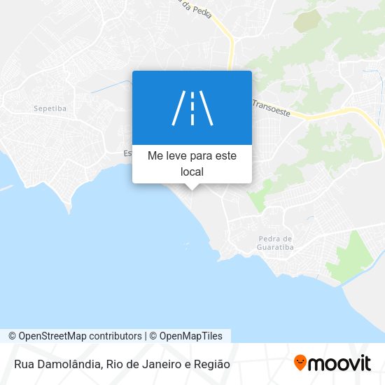 Rua Damolândia mapa