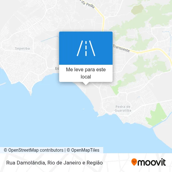 Rua Damolândia mapa