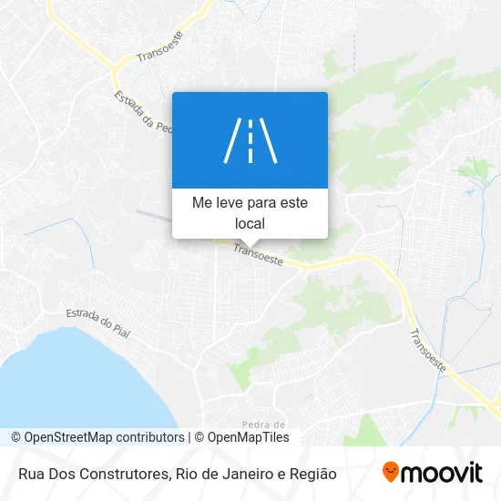 Rua Dos Construtores mapa