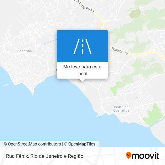 Rua Fênix mapa