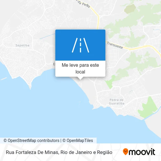 Rua Fortaleza De Minas mapa