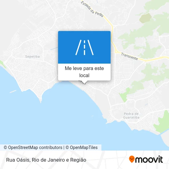 Rua Oásis mapa