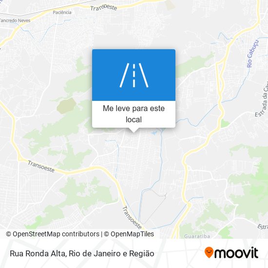 Rua Ronda Alta mapa