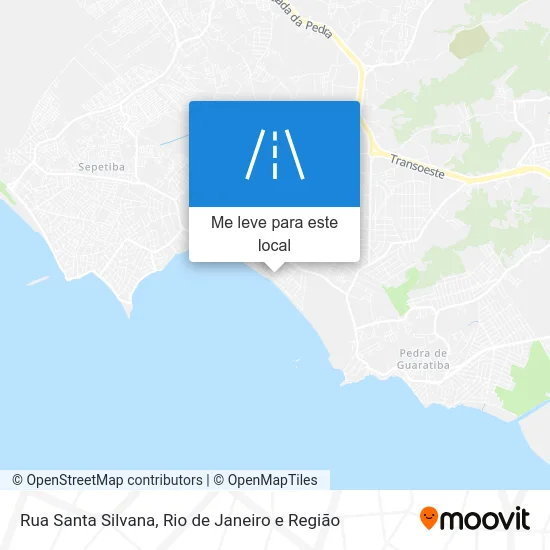 Rua Santa Silvana mapa