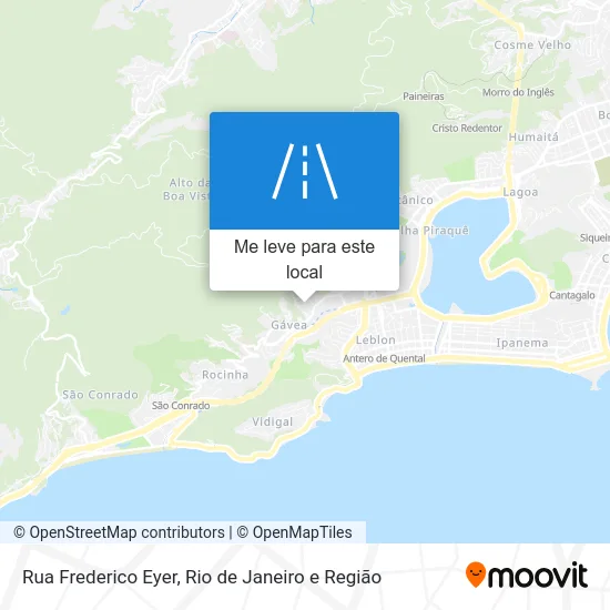 Rua Frederico Eyer mapa
