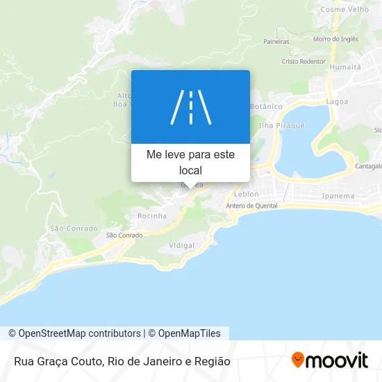 Rua Graça Couto mapa